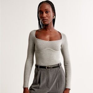 ABERCROMBIE BODYSUIT - XS - BLACK